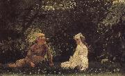 Winslow Homer Hawk Farm scenery USA oil painting artist